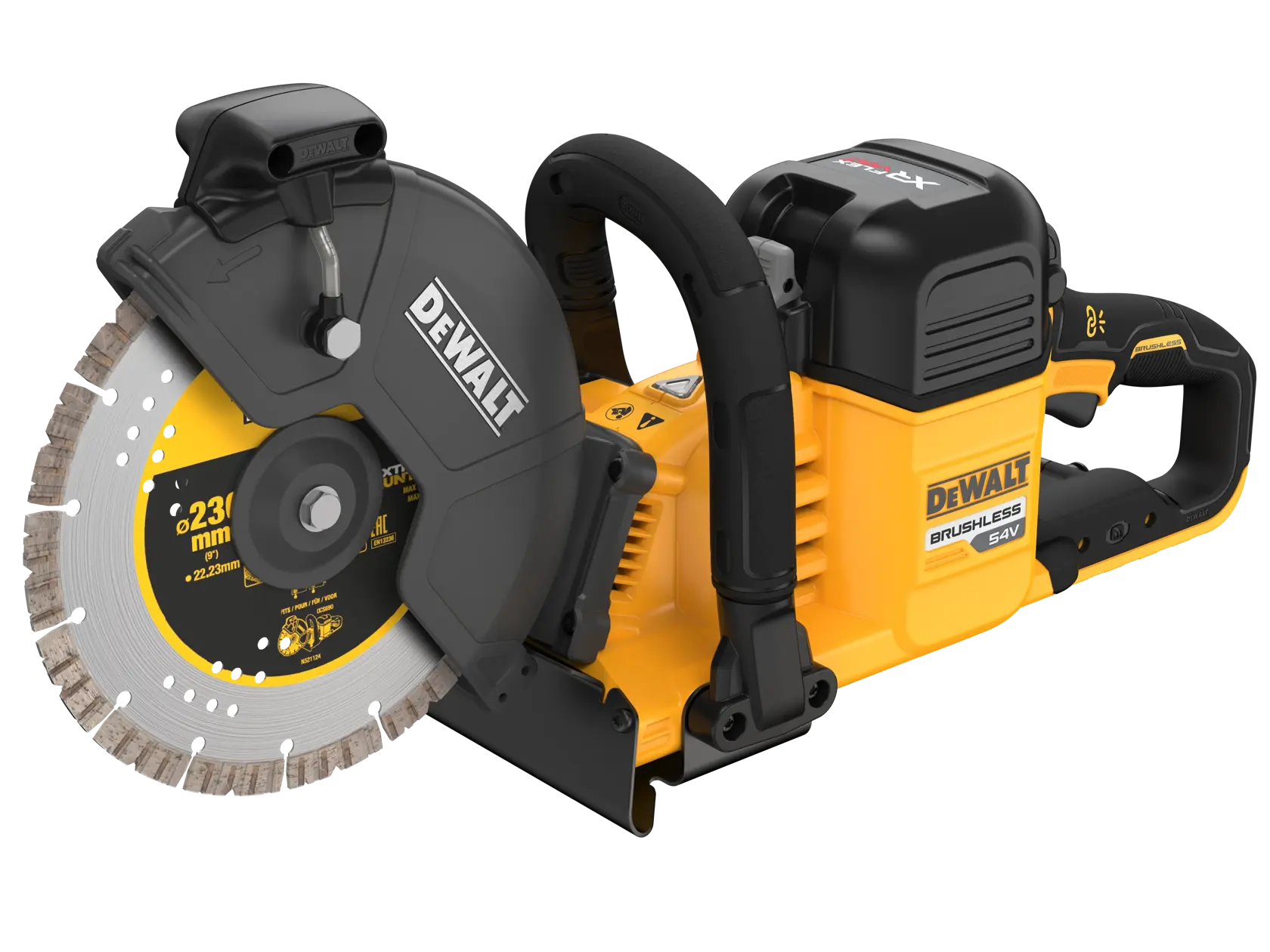 Découpeuse XR Flexvolt 54V 3 Ah Li-ion brushless 230 mm