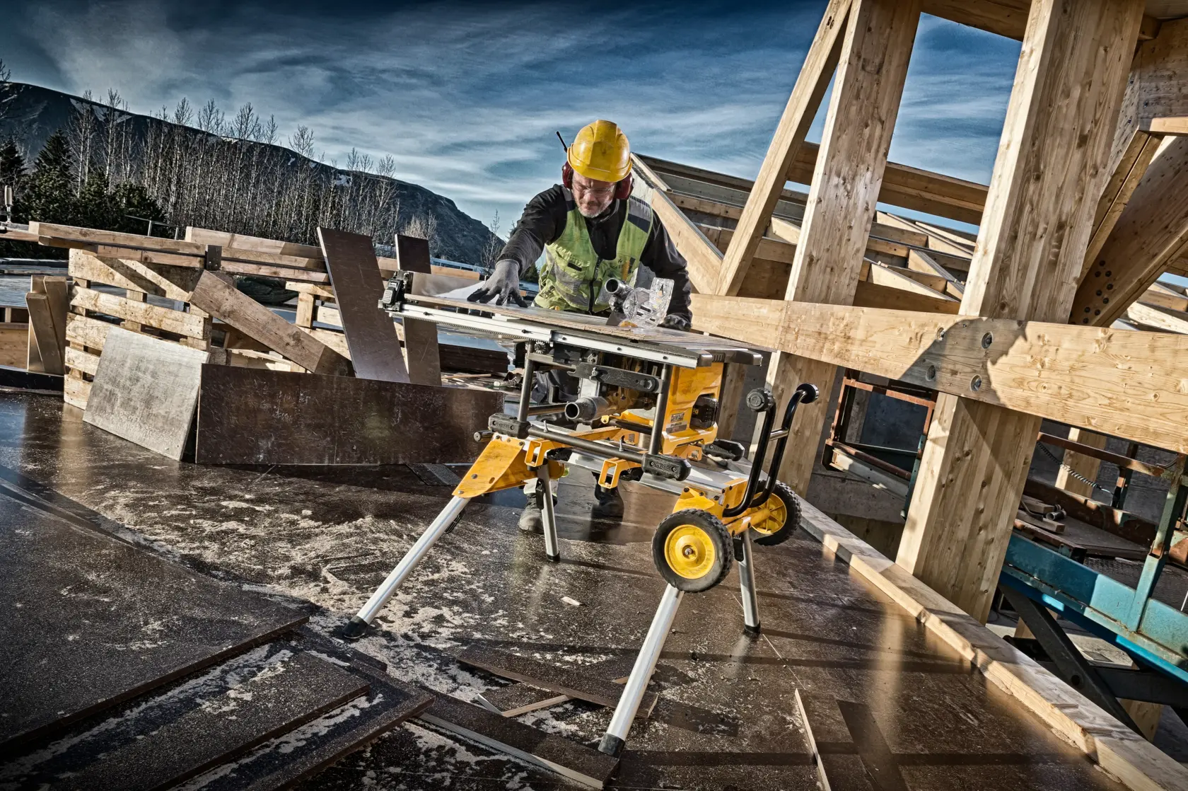 Scie à table XR Flexvolt 54V brushless 210 mm - sans batterie ni chargeur