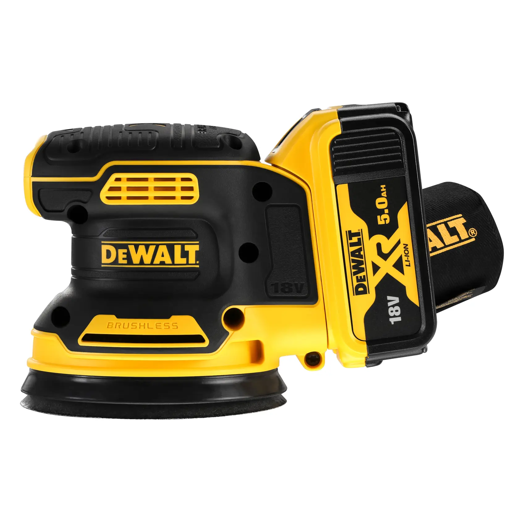 Ponceuse excentrique XR 18V 125 mm 2x5 Ah Li-ion brushless