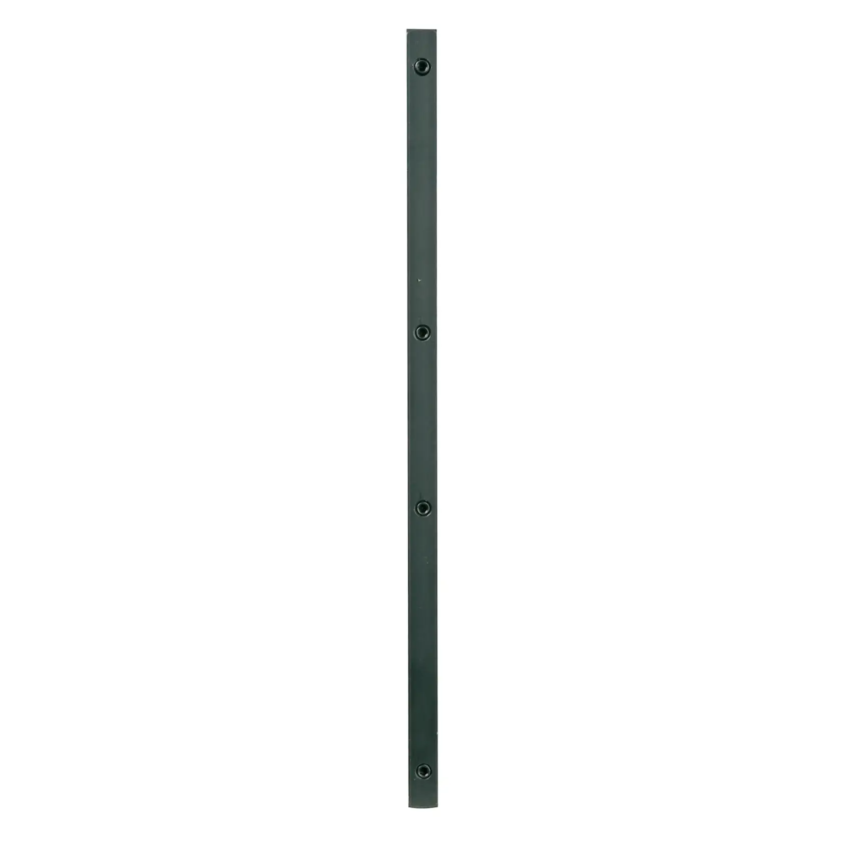 Photo de rail de guidage de remplacement DEWALT, noir, barre droite à trous, SKU DE6292, DE6292-XJ, fond blanc.