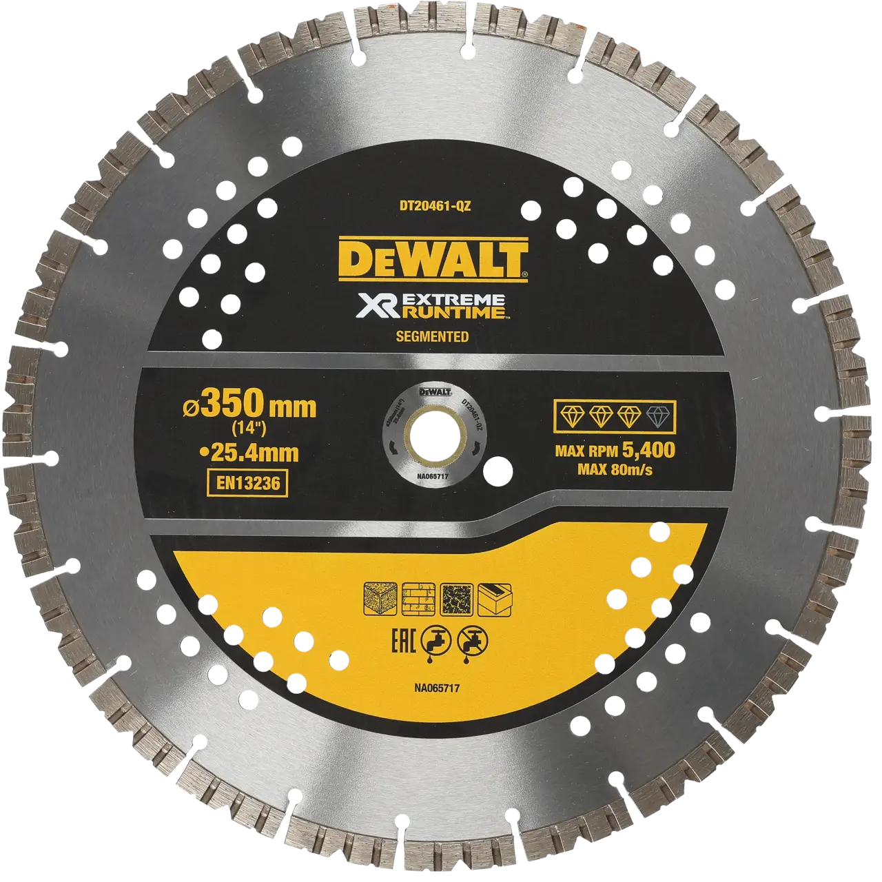 Disque béton XR RUNTIME diamant généraliste 355 x 25,4 mm