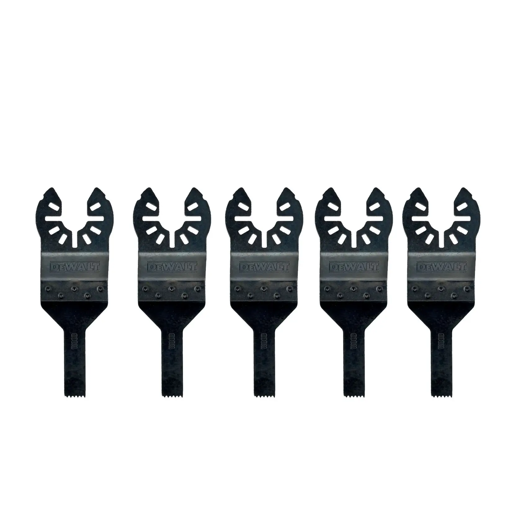 Set de lames DEWALT, cinq pièces, DT20726-QZ, DT20726, outils photographie, noir.
