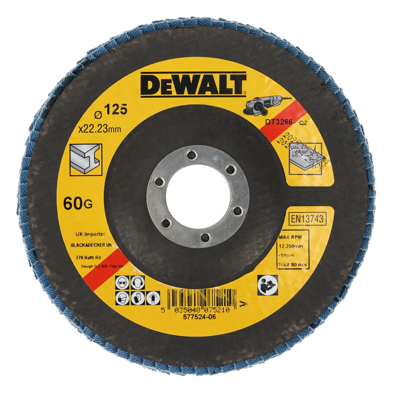 Disque a lamelles type 29 - grain 60 Ø 125 mm