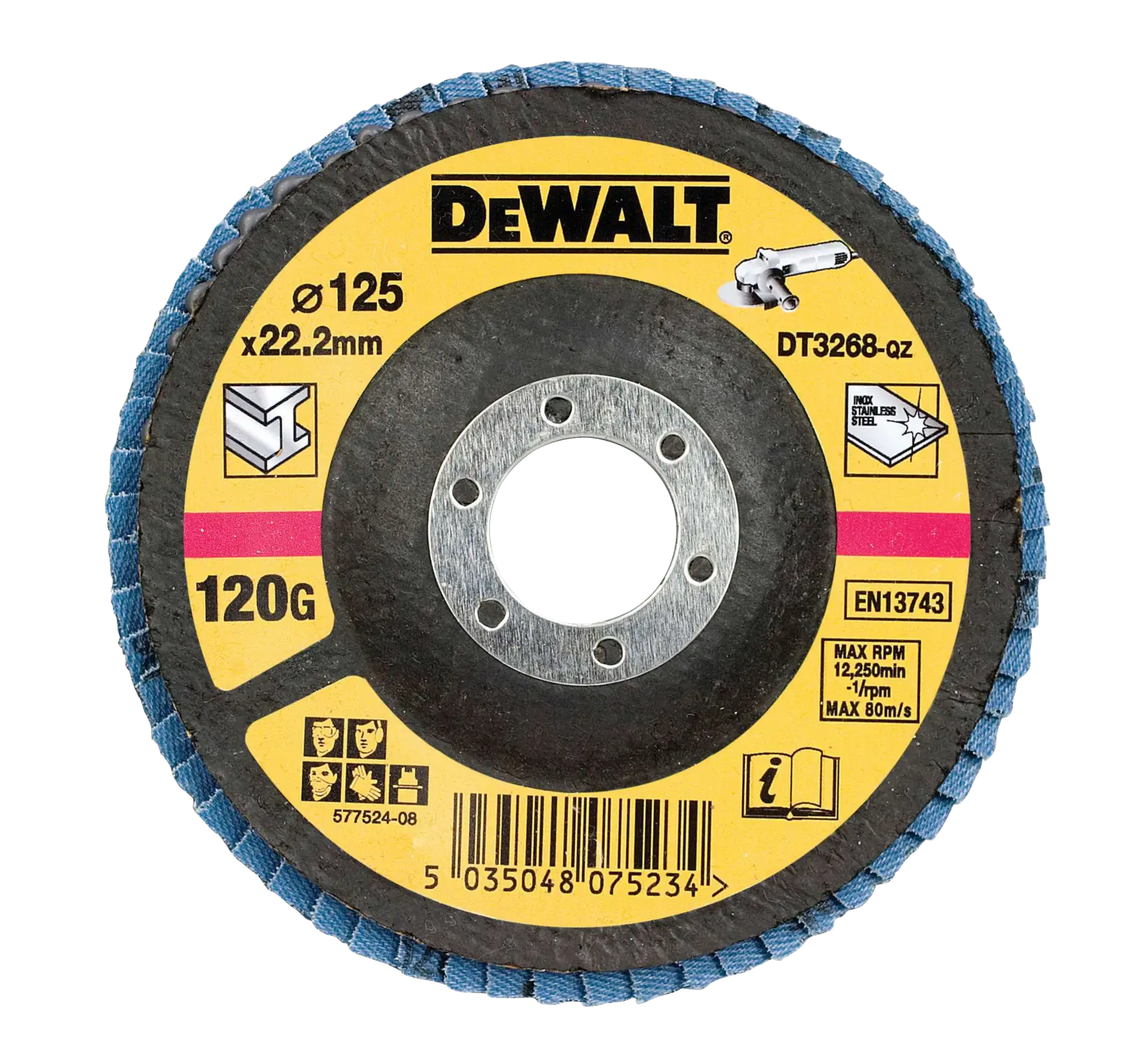 Graphique montrant la marque DEWALT XTREME Sub-Compact Series avec le slogan 'Compact et performance garantie' sur un fond jaune.