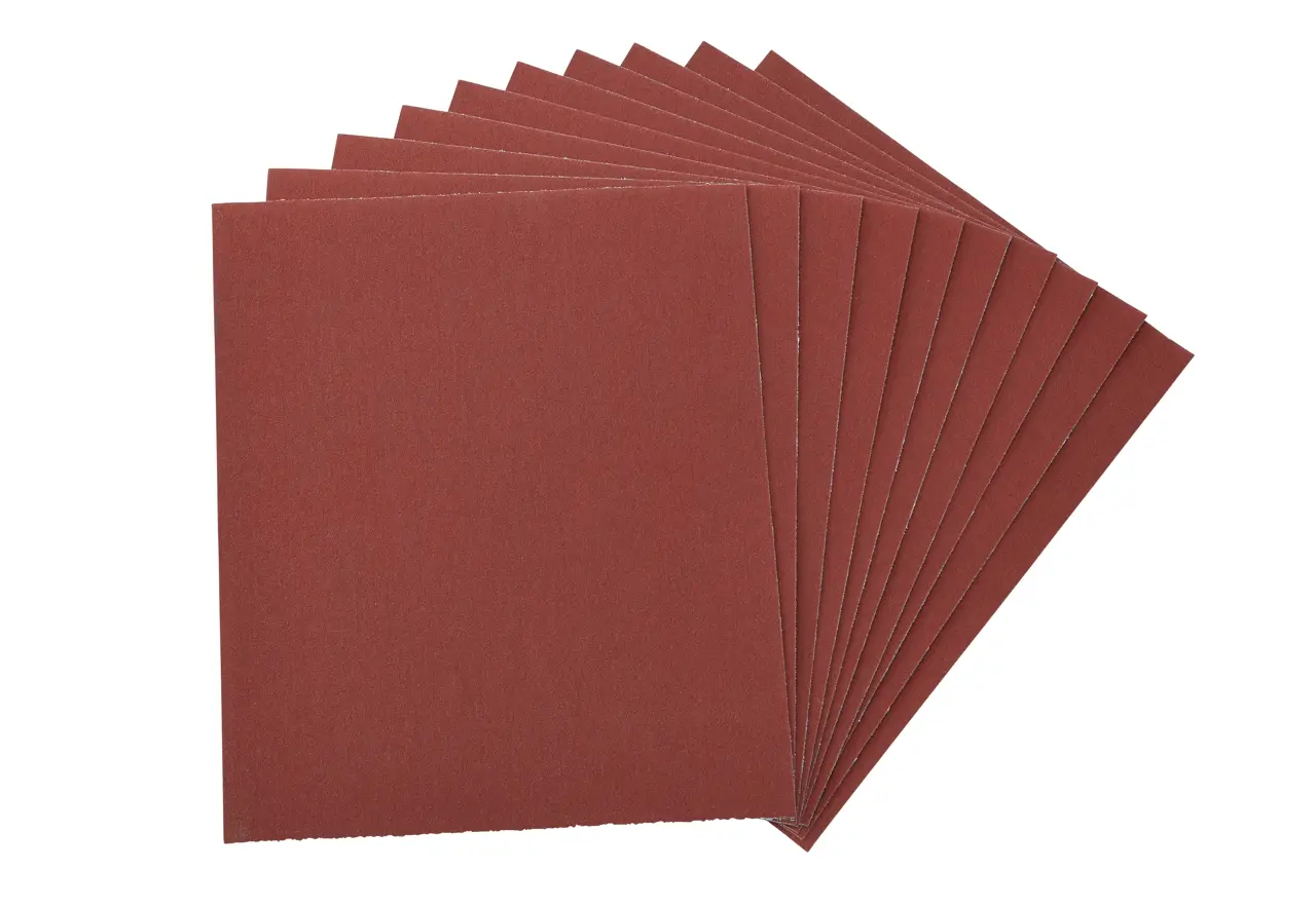 Feuilles abrasives pour ponçage à la main grain 120 - 230 x 280 mm