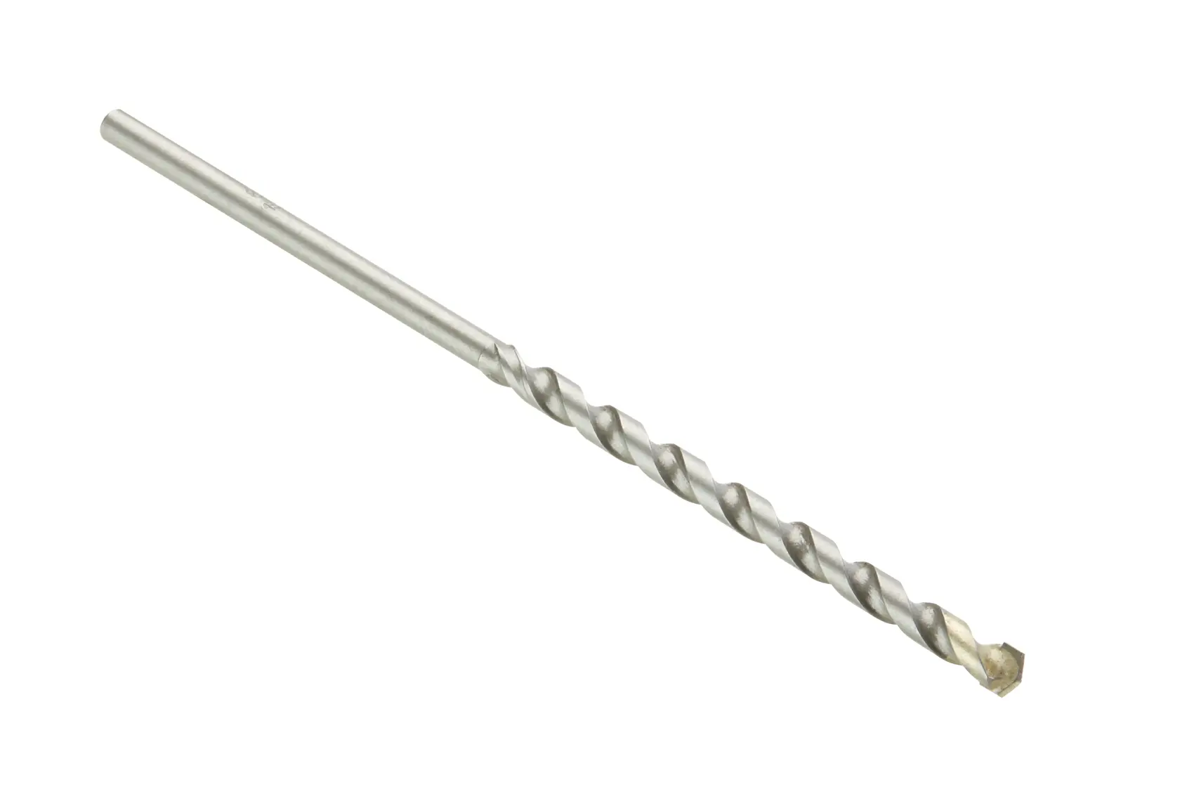 Foret métallique hélicoïdal unique pour outils électriques, présenté sur fond blanc.