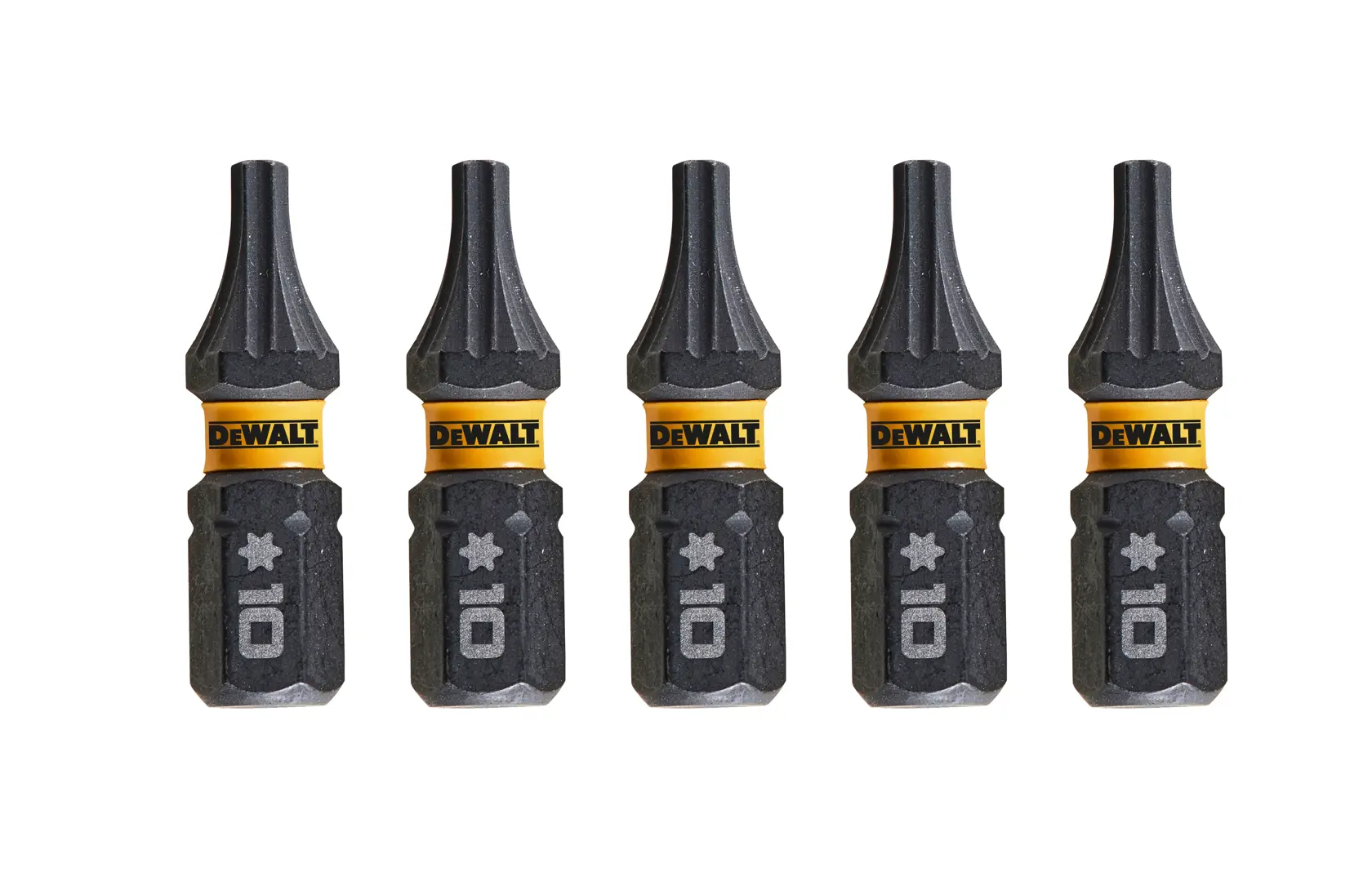 Graphic showing DEWALT XTREME Sub-Compact Series branding with the slogan 'Compact and Performance Packed' on a yellow background.