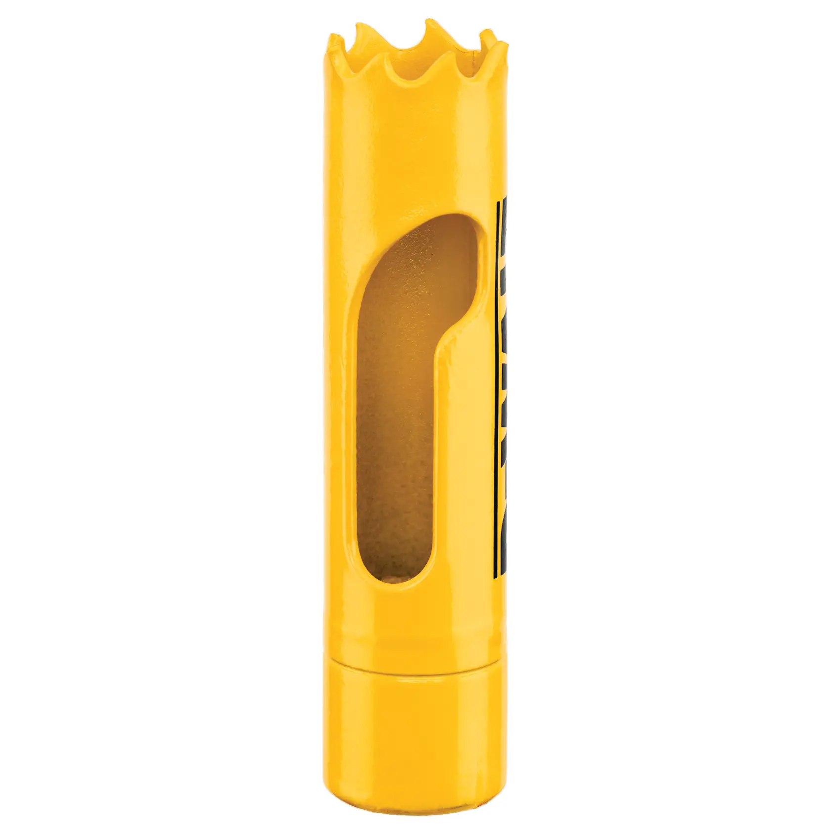 Graphic showing DEWALT XTREME Sub-Compact Series branding with the slogan 'Compact and Performance Packed' on a yellow background.