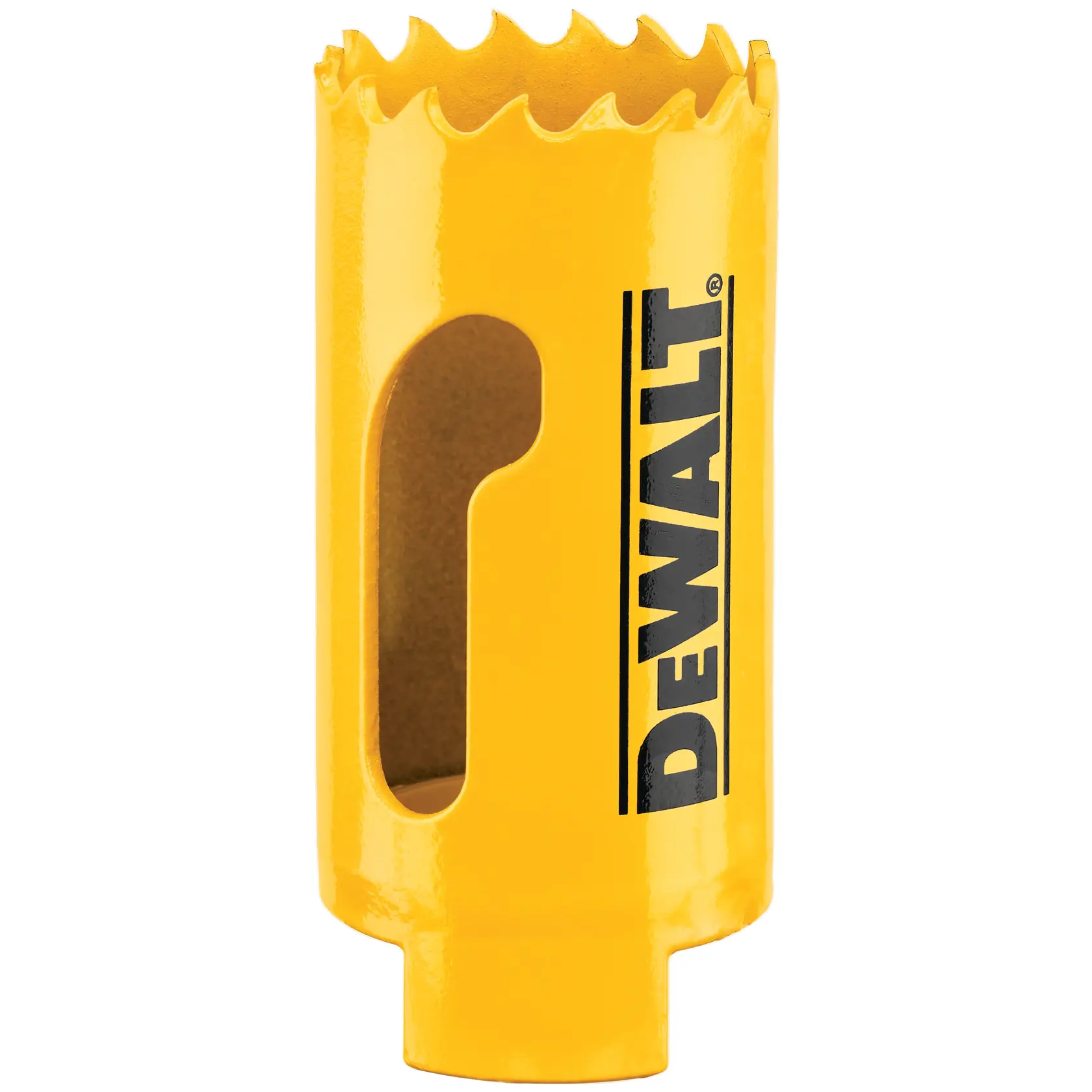 Graphic showing DEWALT XTREME Sub-Compact Series branding with the slogan 'Compact and Performance Packed' on a yellow background.