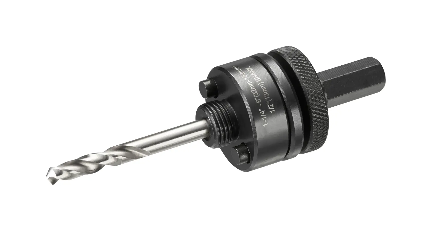 Adaptador para sierra de corona DEWALT DT90369 con broca guía para taladros.