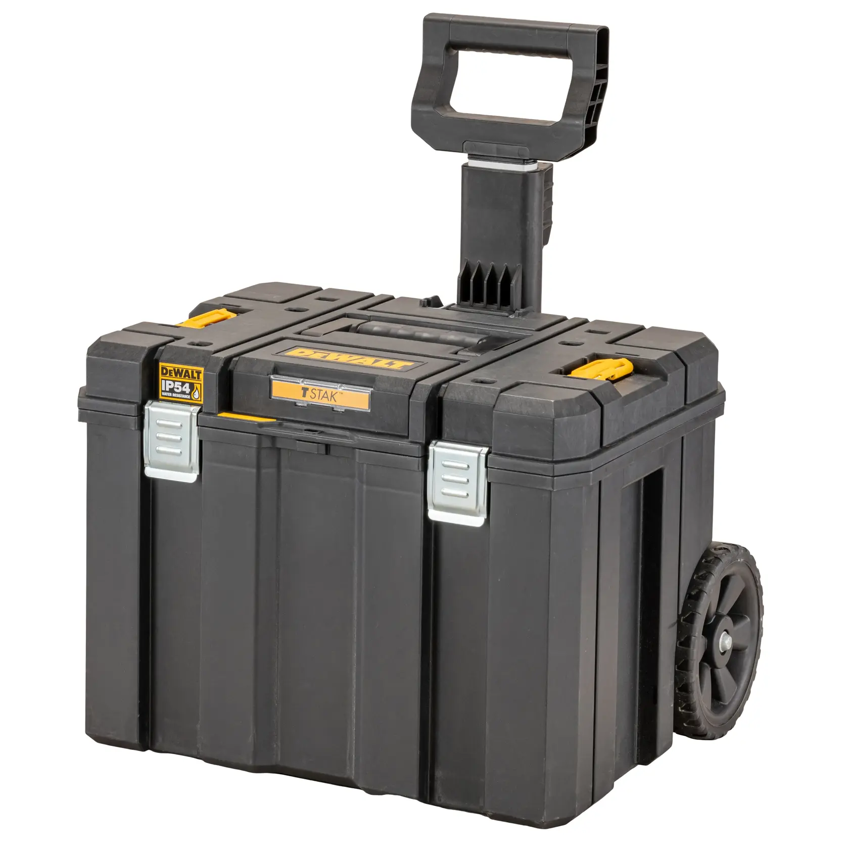 Coffret TSTAK® IP54 grande contenance mobile avec poignée télescopique