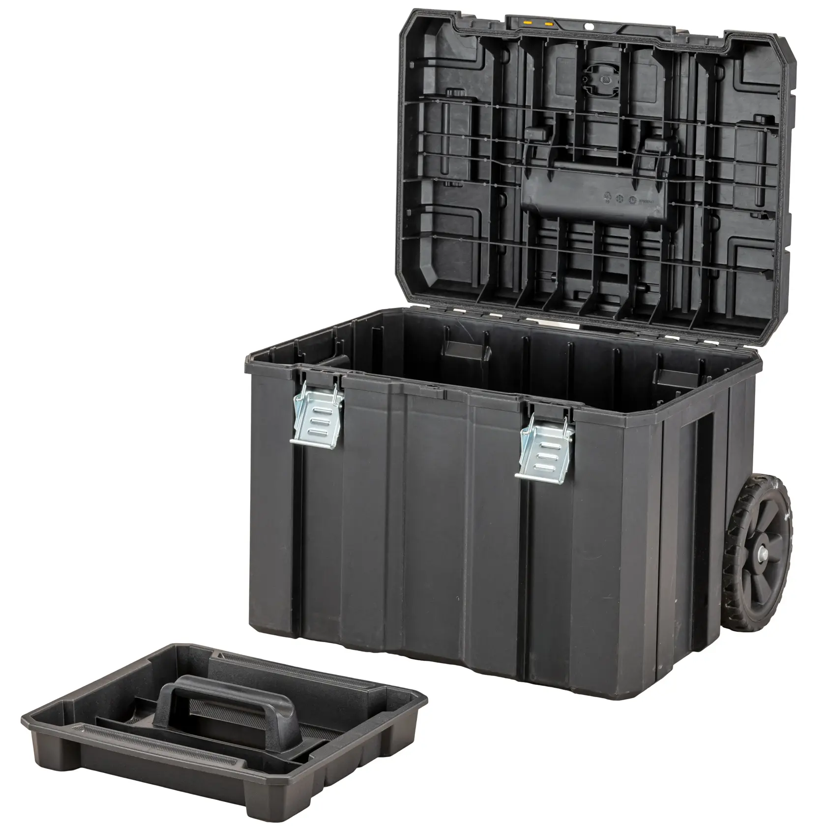 Coffret TSTAK® IP54 grande contenance mobile avec poignée télescopique