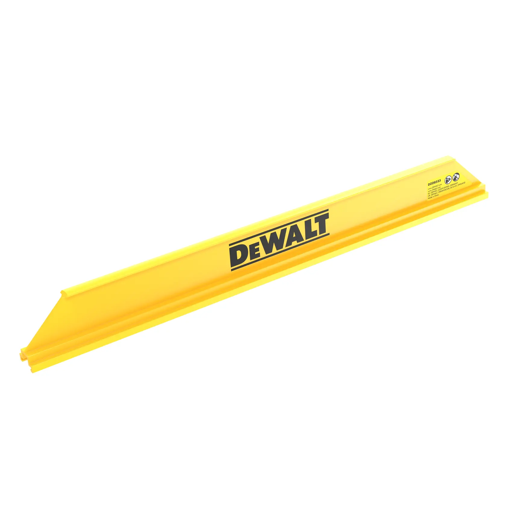 Accessoire de photographie DEWALT jaune, forme rectangulaire avec logo en haut.